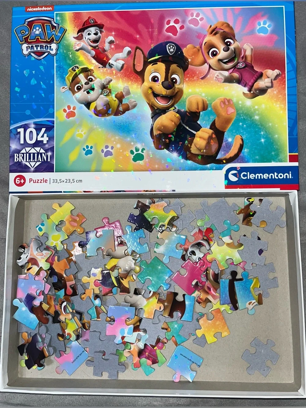 6 PAW Patrol Cardboard Puzzles (Trefl & Clementoni) - PERFECT CONDITION